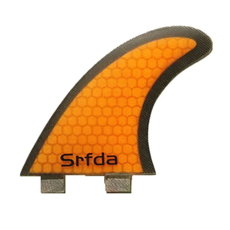 SURF FCS Fin System fiberglass honey comb Fins Tri Fin Thruster Set