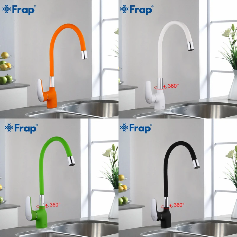  Frap New Arrival Silica Gel Nose Any Direction Kitchen Faucet Cold and Hot Water Mixer Torneira Coz - 32833786489