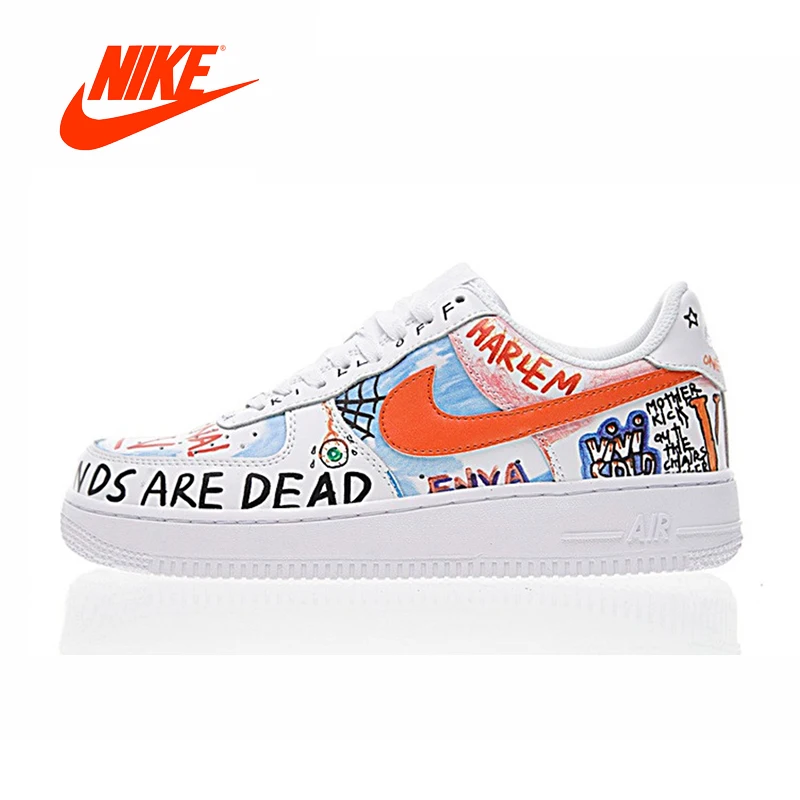 

Original Authentic NIKE AIR FORCE 1 LOW Top Men's Skateboarding Shoes Sport Outdoor Sneakers Athletic Brand Designer 923088-100