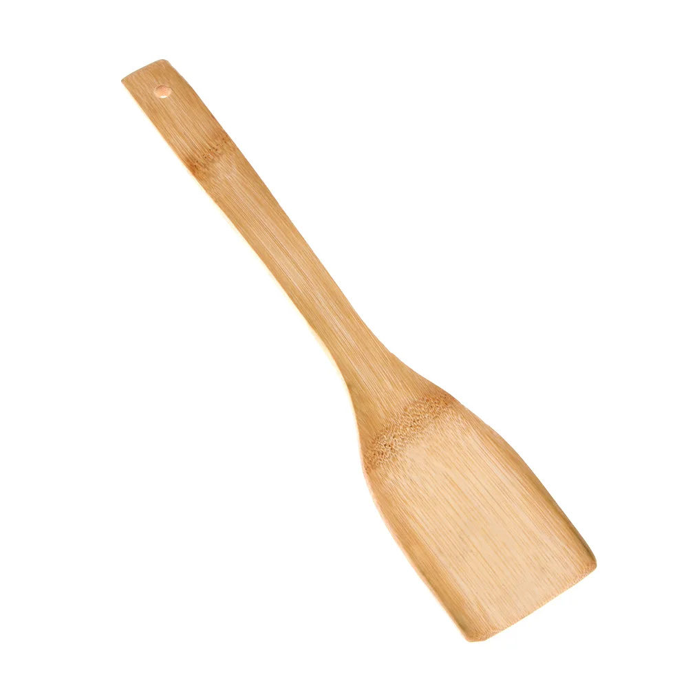 1 шт. натуральные здоровые кухонные инструменты бамбуковая посуда деревянная лопатка ложка-Лопатка инструменты для приготовления пищи Кухонные гаджеты посуда