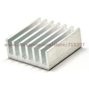 

PHISCALE 50pcs 14*14*6 / 14x14x6mm heat sink used for routing, chips