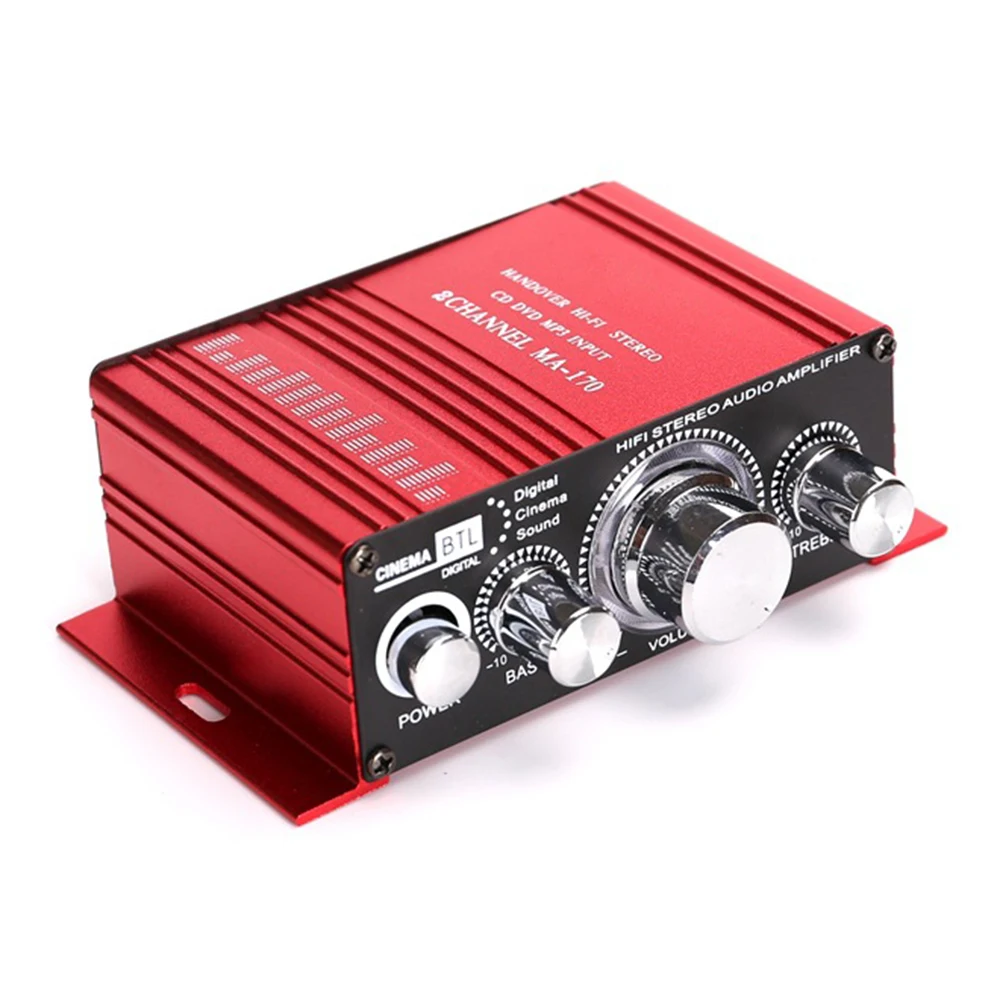 

Mini Computer Bedside Amplifier Clear Sound Low Noise MP3 Speaker 2CH 20W