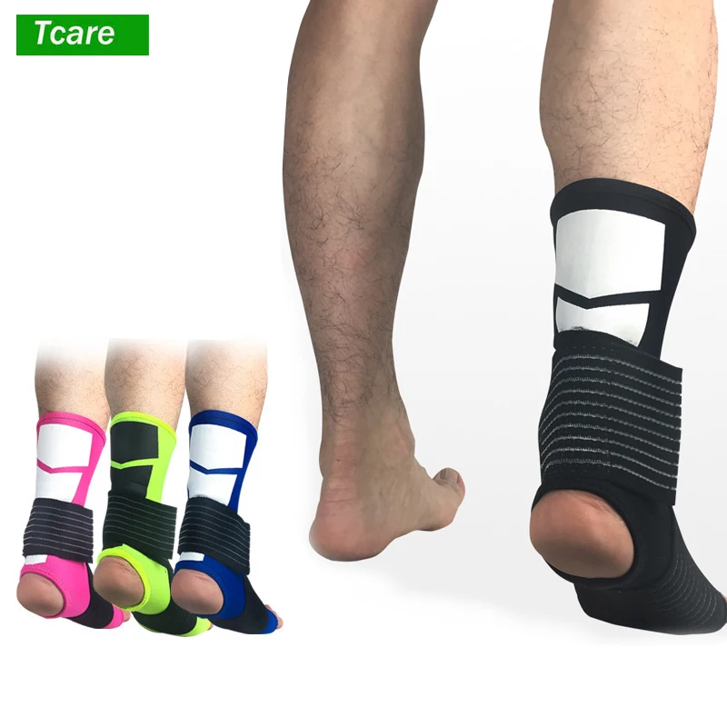 

Tcare 1Pcs Foot Sleeve Compression Wrap -Ankle Brace For Arch & Ankle Support-Football, Basketball, Volleyball, Running