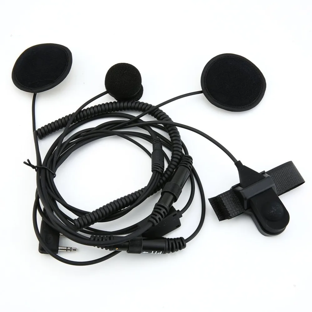 

Full Face Moto Motorcycle Bike Helmet Earpiece Headset Mic Microphone For Kenwood Two Way Radio TK3173/TK3200 BAOFENG UV-5R