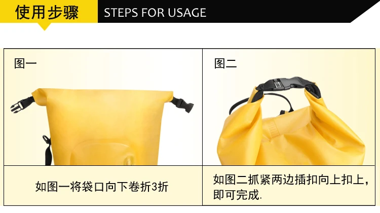Waterproof Bag Backpack Large Professional Swimming Rafting Storage Dry Bag With Adjustable Strap Hook Drifting Diving Dry Backpack (8)