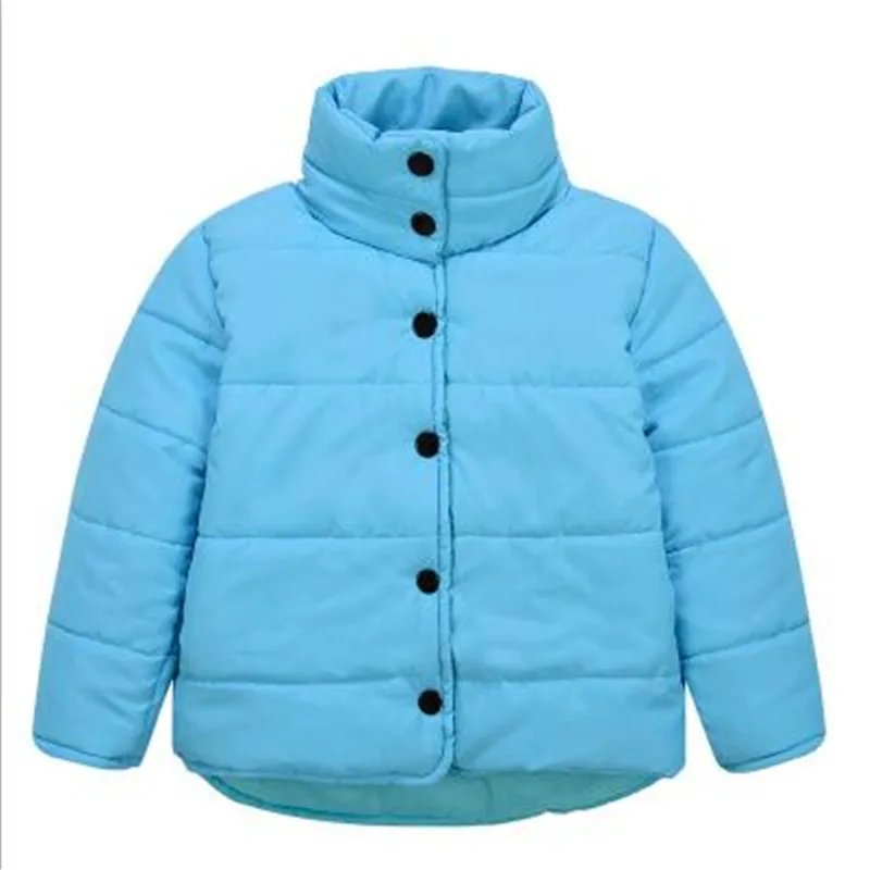 Зимнее пальто из коллекции для девочек стеганная куртка из хлопка одежда для детей детские куртки и пальто с высоким воротом детские пальто верхняя одежда для детей 3-9 лет