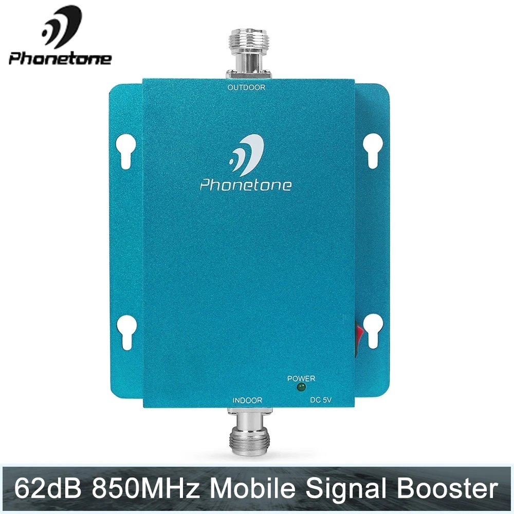 

3G GSM 850MHz Repetidor Cellular Booster 850 Mobile Phone Signal Repeater Mini Size 3G Signal Communication Amplifier Gain 62db