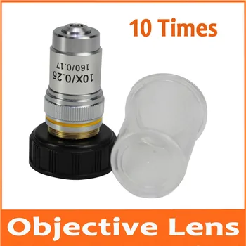

10 Times 10X 195 Biomicroscope System Achromatic Lab Laboratory Education Bio-Microscope Biological Microscope Objective Lens