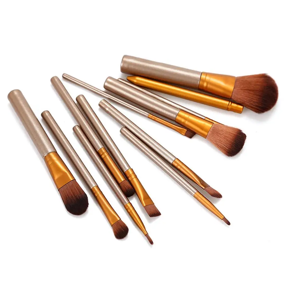 2015 NEW 12 Pcs Makeup Tools Kit Cosmetic Eyeshadow Lip Foundation Concealer Brushes Set 61SF | Красота и здоровье