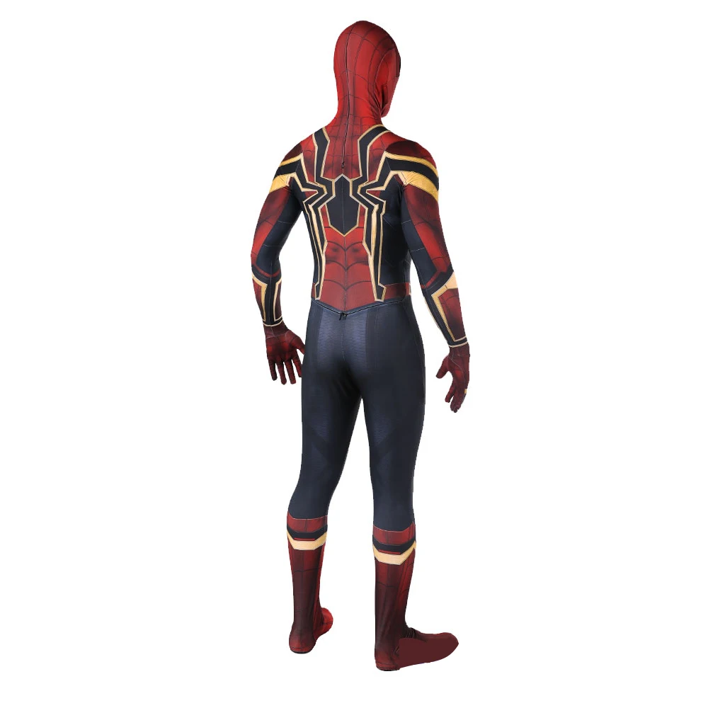 Avenger Infinity War Iron Spiderman Costume 2018 New Movie 3D Print Spider-Man Cosplay Costume Full Body Zentai Adult/Kids Size Avenger Infinity War Iron Spiderman Costume 2018 New Movie 3D Print Spider-Man Cosplay Costume Full Body Zentai Adult/Kids Size