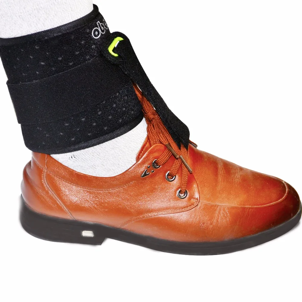 1Pc Adjustable Foot Drop Orthotics Ankle Joint Support Brace Strap Use