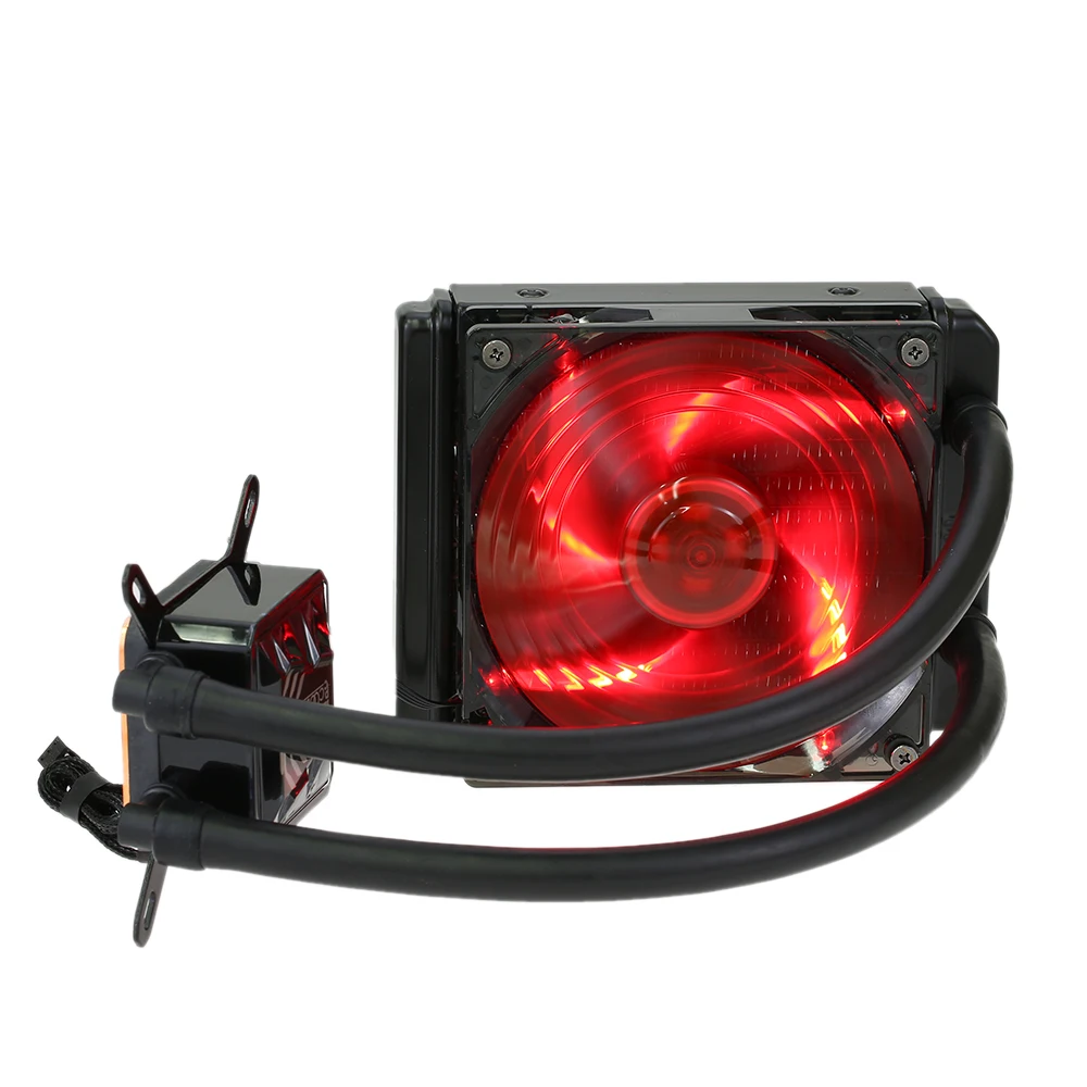 

PCCOOLER CPU Cooler Liquid Freezer Water Liquid Cooling System CPU Coolers Fluid Dynamic Bearing 120mm Fan with Red LED Light