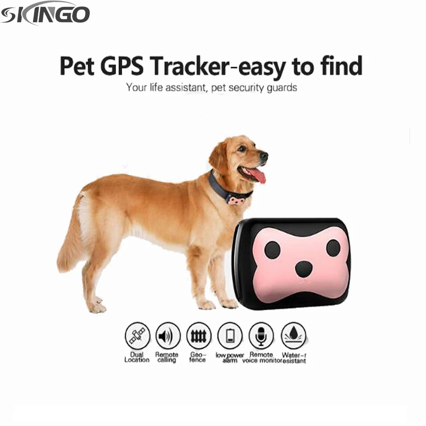 GPS/LBS Smart Tracker Collars Rastreador for Pets Dogs Animal with Safe Anti Lost Remote Monitor
