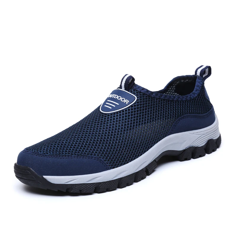 2018 Fashion Men Casual Shoes Slip-on Summer Breathable Air Mesh Men's Flats Trainers Sneaker Water Loafers Shoe Mens