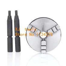 K01-50mm 3 челюсти патрон токарного патрона токарный мини-патрон цанговый прямой соединитель с внутренней резьбой M14X1