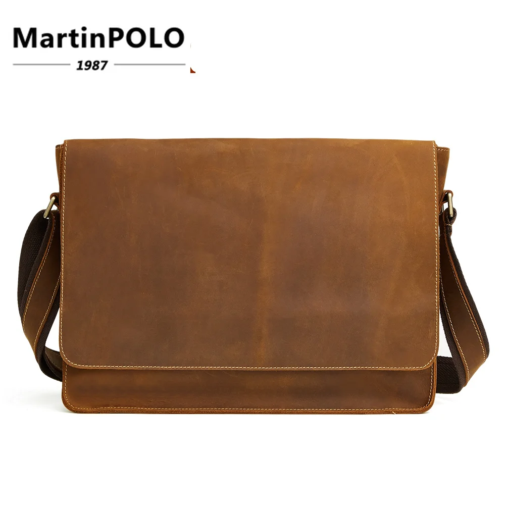 

Men Crossbody Bags Genuine Leather Shoulder Bag Male Leather Men Messenger Bags Casual Business Office Handbags Men's Bag 6322