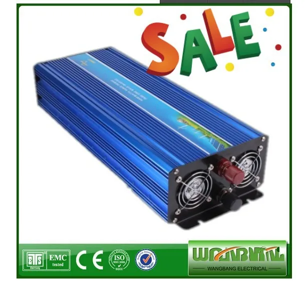 

Peak Power 4000W 2000W 12V/24VDC TO 110V/120V/220V/230VAC Pure Sine Wave Solar Inverter or Wind Inverter