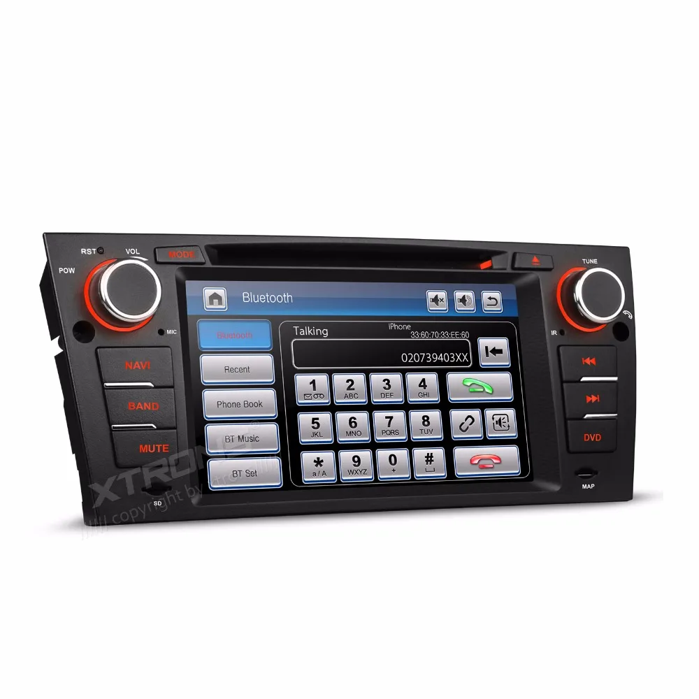 Best XTRONS 7" Car DVD Player CANbus GPS Navigation Radio For BMW E90 Sedan/E91 Touring/E92 Coupe/E93 Convertible/(E90 /E92 /E93) M3 2