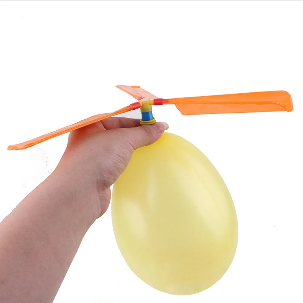 

6Pc Air Balloon Helicopter Toy Funny Balloon Ortable Outdoor Helicopter Flying For Kids Birthday Party Children's Day Gift