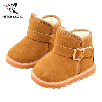 

HITOMAGIC Snowshoes For Children Felt Shoes For Girls Boys Winter Boots Children's Winter Shoes Girls Kids Boy Plush Snow Boot