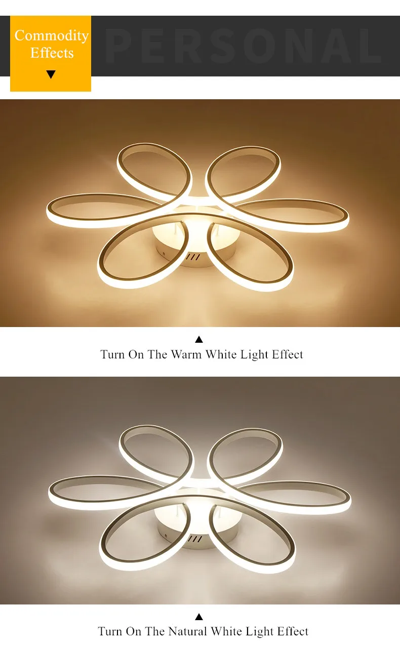Surface Mounted Modern Ceiling Lights For Living room Kitchen Bedroom Remote Control Indoor Lighting Ceiling Lamp Fixtures 7