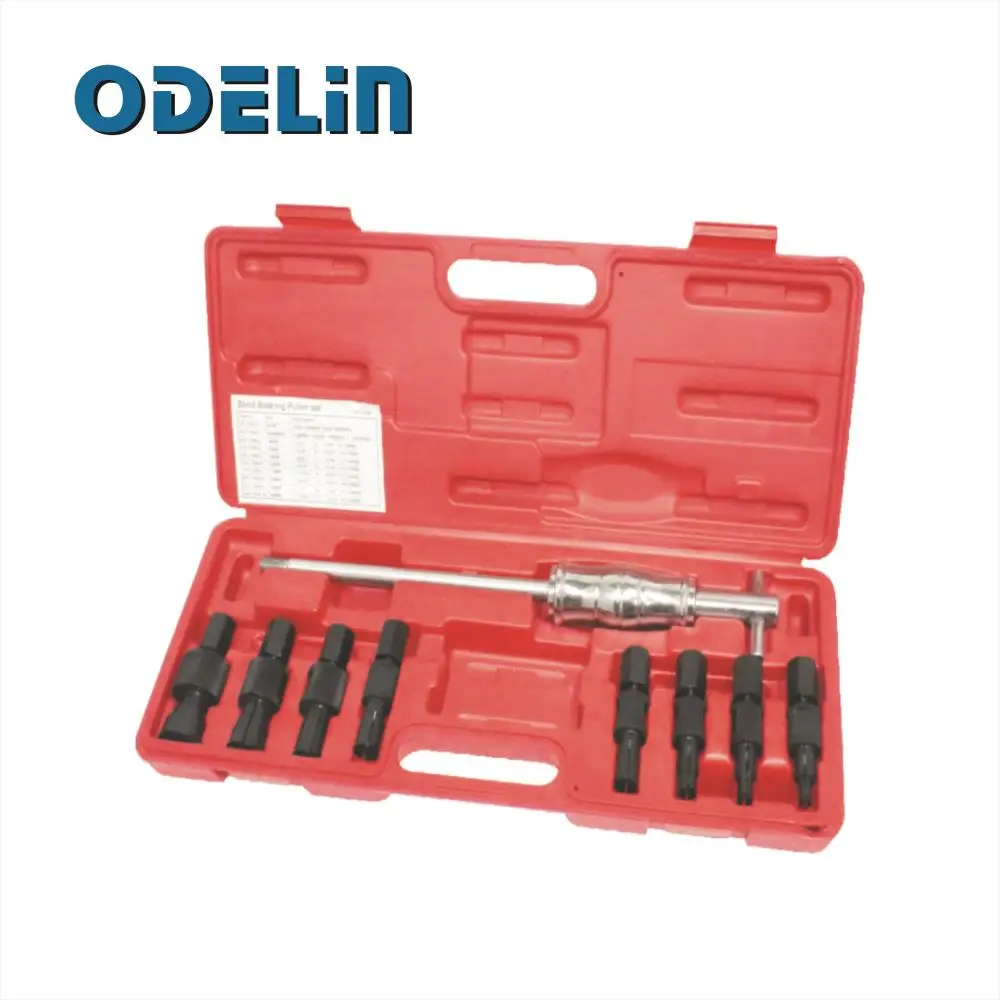

Blind Hole 9pc Slide Hammer Pilot Bearing Puller Internal Extractor Removal Kit