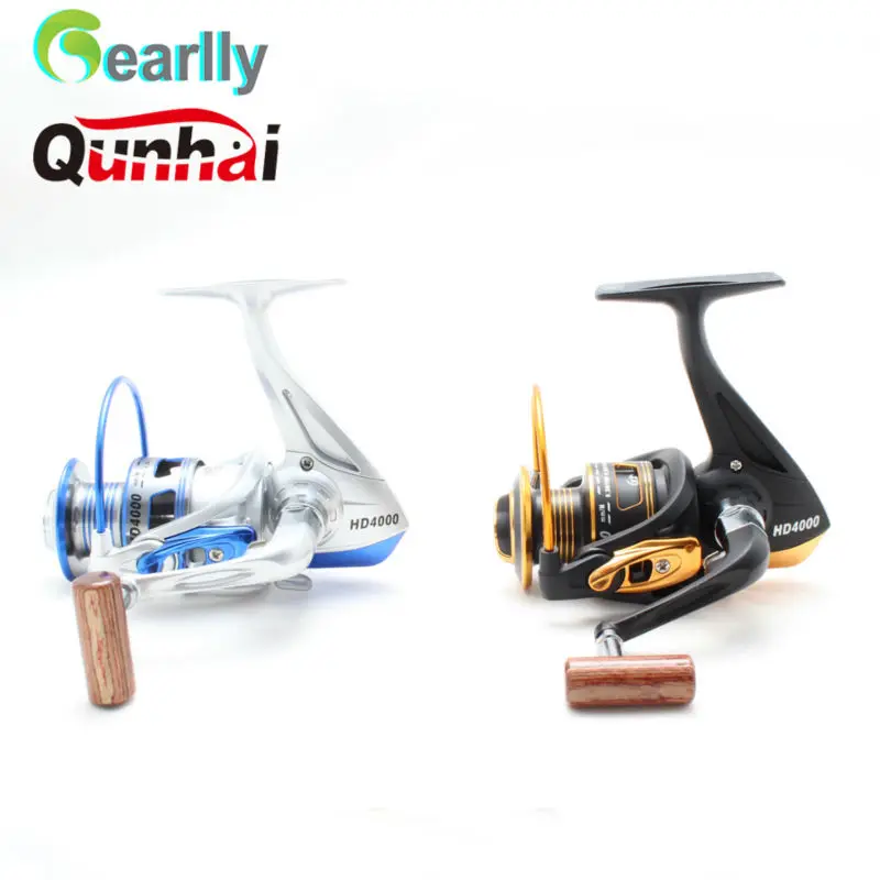 Moulinet de pêche Qunhai Super mince de marque Gearlly série de HD2000A-5000A 5.1: 1 11 + 1BB moulinet de filature pesca
