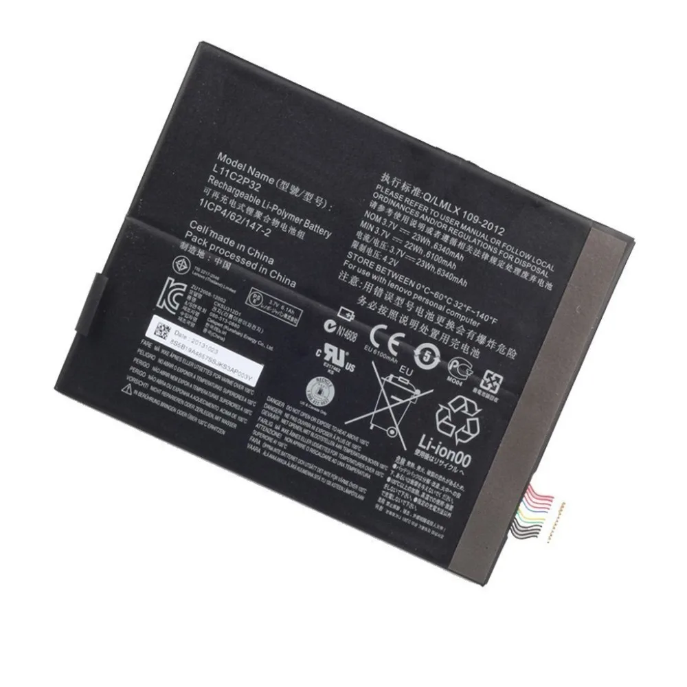 Новый оригинальный 6340 мА/ч L11C2P32 батарея для LENOVO IdeaTad S6000 S6000-F S6000-H A7600 A7600-HV A7600-F A10-80