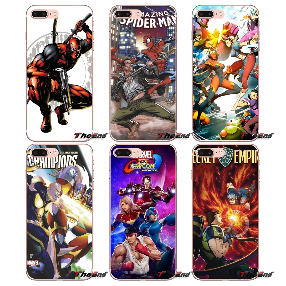 Case Cover Marvel Capcom is just the first For iPhone X 4 4S 5 5S 5C SE 6 6S 7 8 Plus Samsung Galaxy J1 J3 J5 J7 A3 A5 2016 2017 | Мобильные