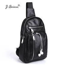 J. Quinn, натуральная кожа, Мужская нагрудная сумка, на одно плечо, мужская сумка-мессенджер через плечо, мягкая воловья кожа, маленькая Мужская нагрудная Сумка, Новинка