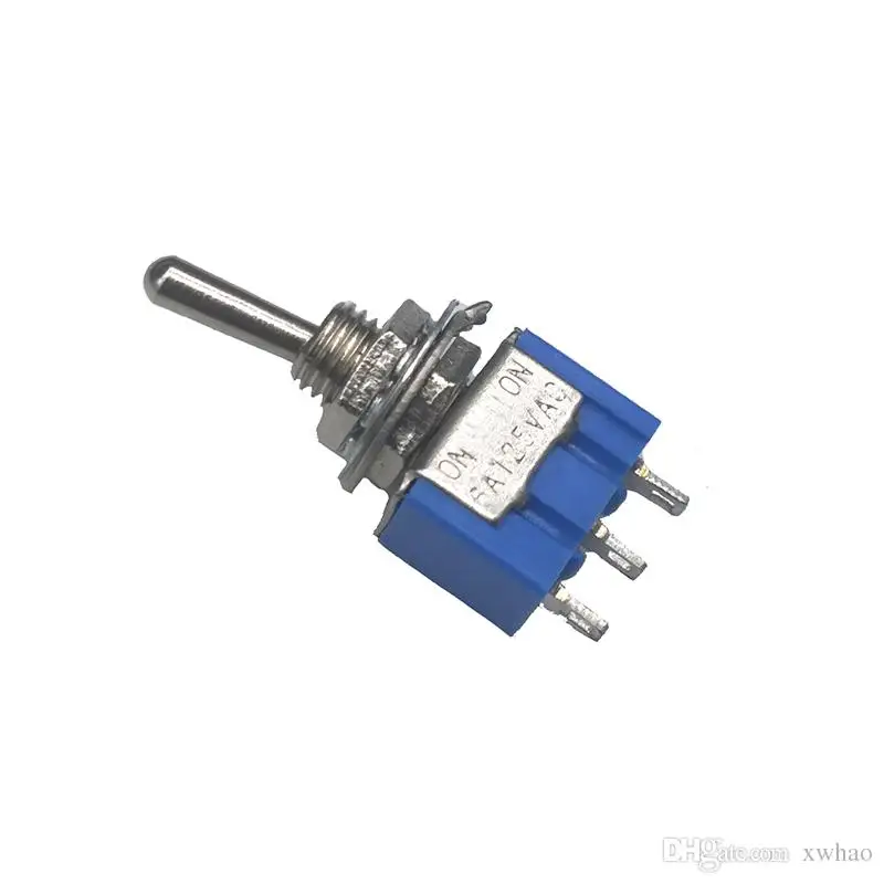10 шт. OFF ON MTS 102 3 Pin 2 Position мини переключатель SPDT AC 125V/6A 250V/3A|spdt switch|spdt toggle switchspdt 10pcs |