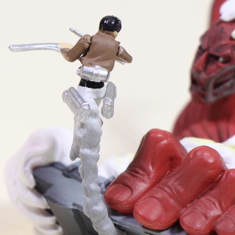 6 см 4 шт./компл. атака на Титанов Eren Jaeger Mikasa Ackerman ПВХ фигурка коллекционная