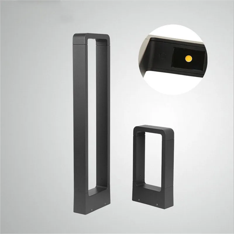 1PCS Waterproof LED Lawn Lamp 10W COB LED Exterior Bollard Light Outdoor Floor Lighting Garden Courtyard Road Lighting AC85-265V
