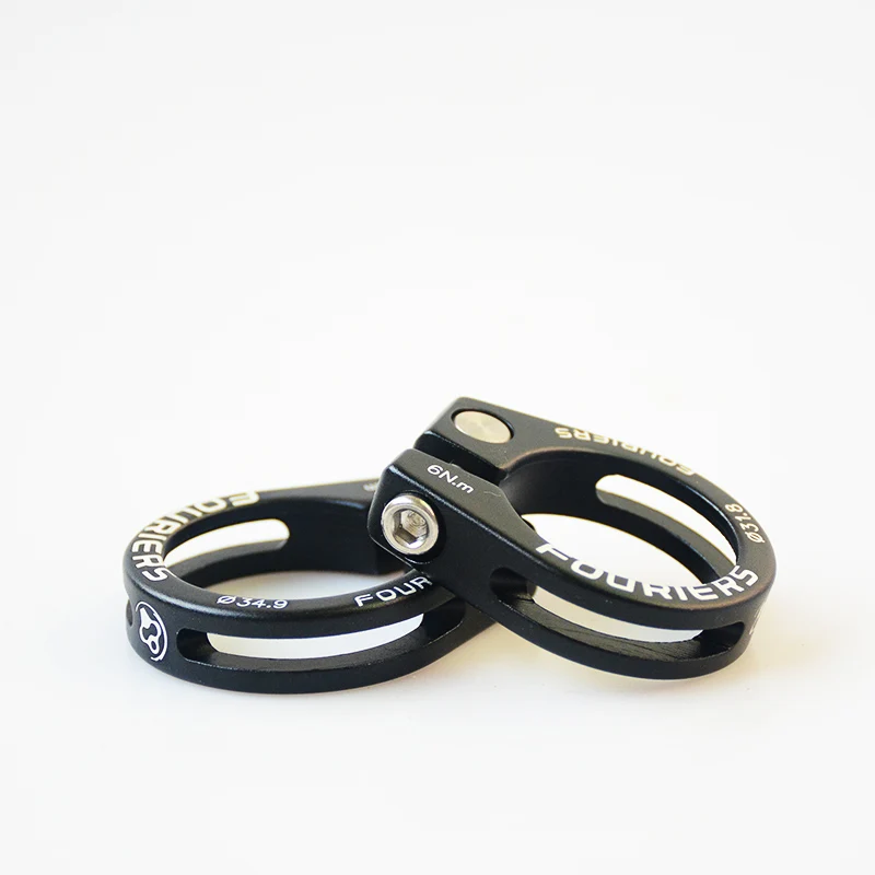 FOURIERS New Bicycle Seatpost Clamp MTB Road bike Seat Tube Clamp 31.8//34.9mm