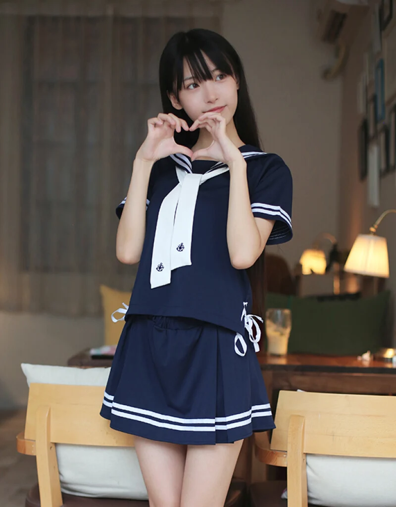 Японский JK наборы школьная форма для девочек Сакура вышивка осень высокая Женская Новинка