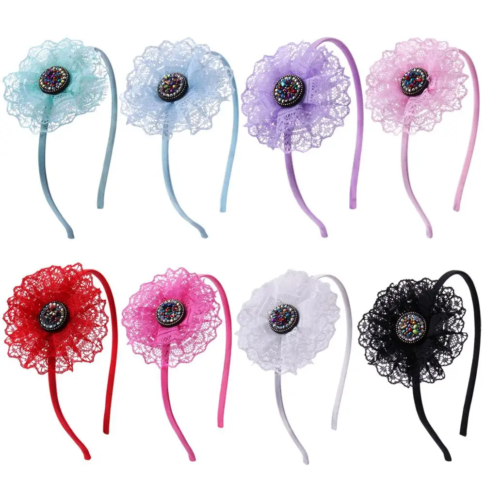 

New Fashion Handmade Flower Headband Big Ladies Costume Hair Accessories Show Ladies Tea Show Hairband Headpieces