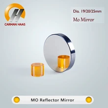 Carmanhaas Co2 лазер Mo зеркало ДИА. 19 20 25 мм Mo Reflect Зеркало для лазерной гравировки резки 1 шт/3 шт