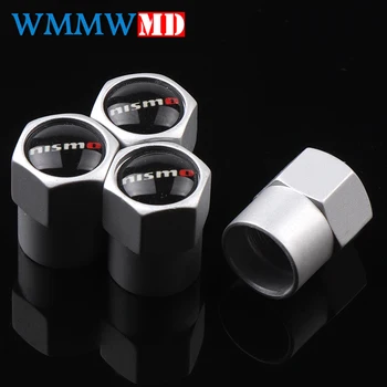 

4x Nismo Emblem Car Wheel Tire Valves Air Cap For Nissan Tiida Teana Skyline Juke X-Trail Almera Qashqai Accessories Car-Styling