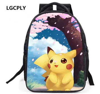 

Hot-selling new pocket monster bag children's cartoon animal backpacks boy schoolbag girl shoulder bag