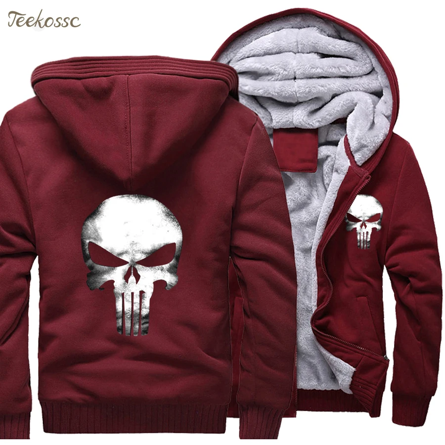 الجمجمة هوديس الرجال غنيمة مقنعين البلوز 2019 جديد العلامة التجارية الشتاء سميكة الدافئة الصوف المتناثرة الهيب هوب الشارع الشهير بارد الرياض...