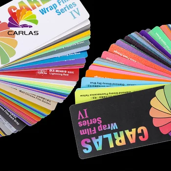 

Free Shipping Swatch Sample Book Color Card For Sample Available All Popular Wrap Auto PVC Vinyl Color With Air Free Sticker