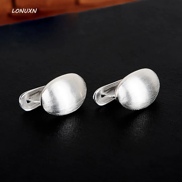 Aliexpress 925 Sterling Silver Women Jewelry Bangkok 925 Sterling Silver Women Jewelry Bangkok Thailand Earring Silversmith Old Manual Drawing Water Female Ear Clip