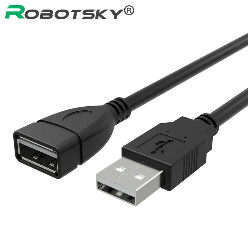

High Speed USB 2.0 Male To Female Extension Cable Connector Adapter Cable Cord Cabo for Printer Camera Mouse USB Flash Drive