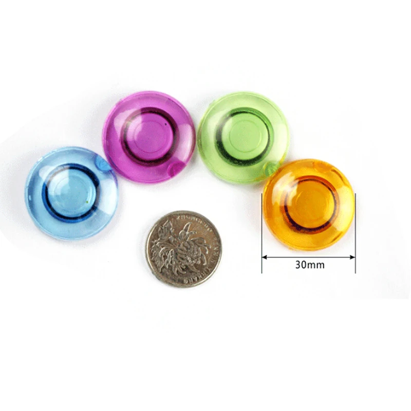 8 шт цветные прозрачные магнитные наклейки на холодильник для дома и офиса