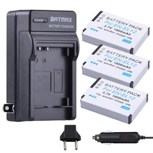 3Packs of EN-EL12 Batteries + Battery Charger Kits for Nikon Coolpix A900, AW100, AW110, AW120, AW130, S31, S800C, S6100, S6200