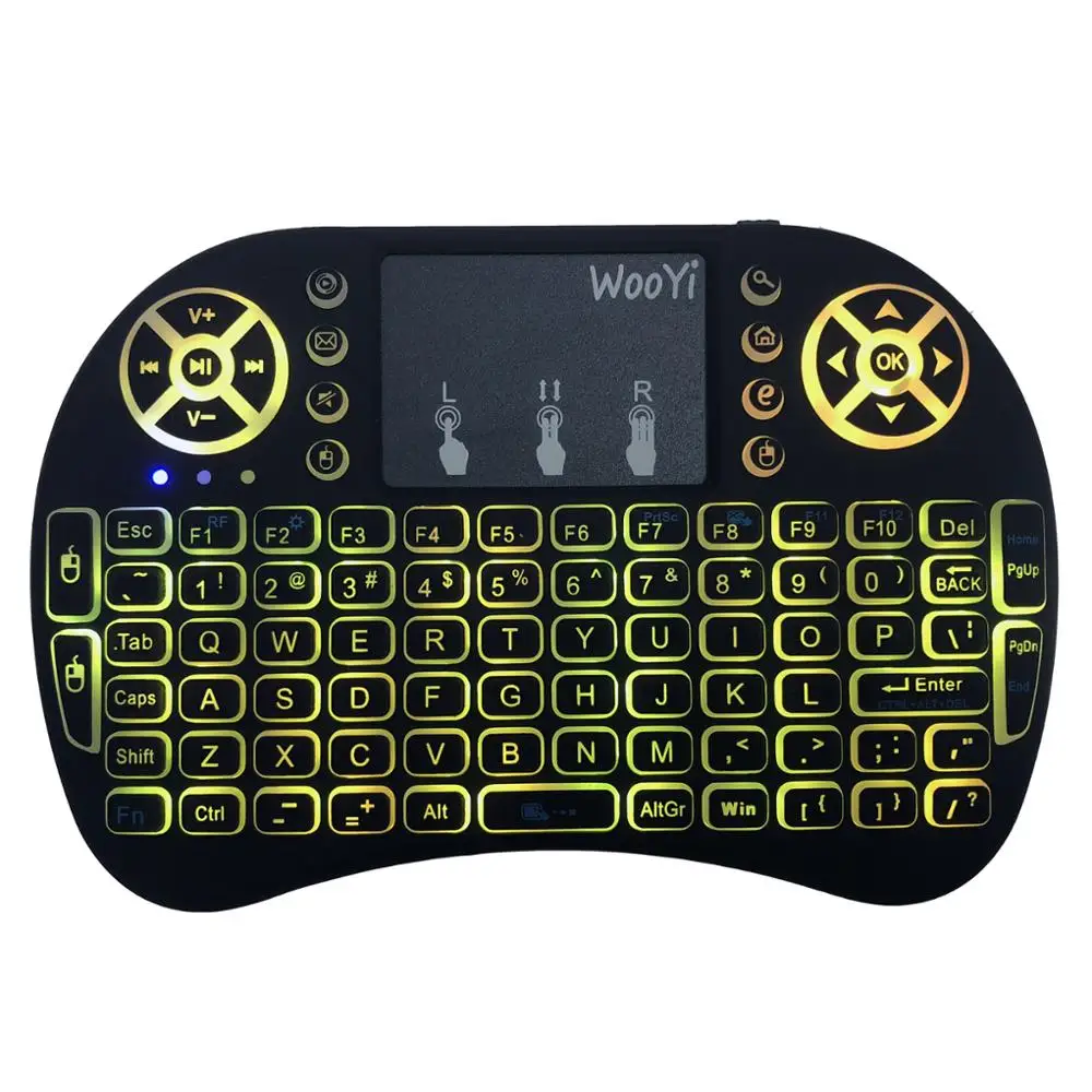 Клавиатура i8 Air Mouse беспроводная с подсветкой 2 4 ГГц 3 цвета|air mouse touchpad|2.4ghz wireless