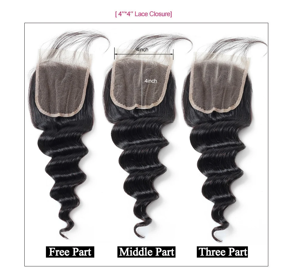 ishow loose deep hair lace closure (2)