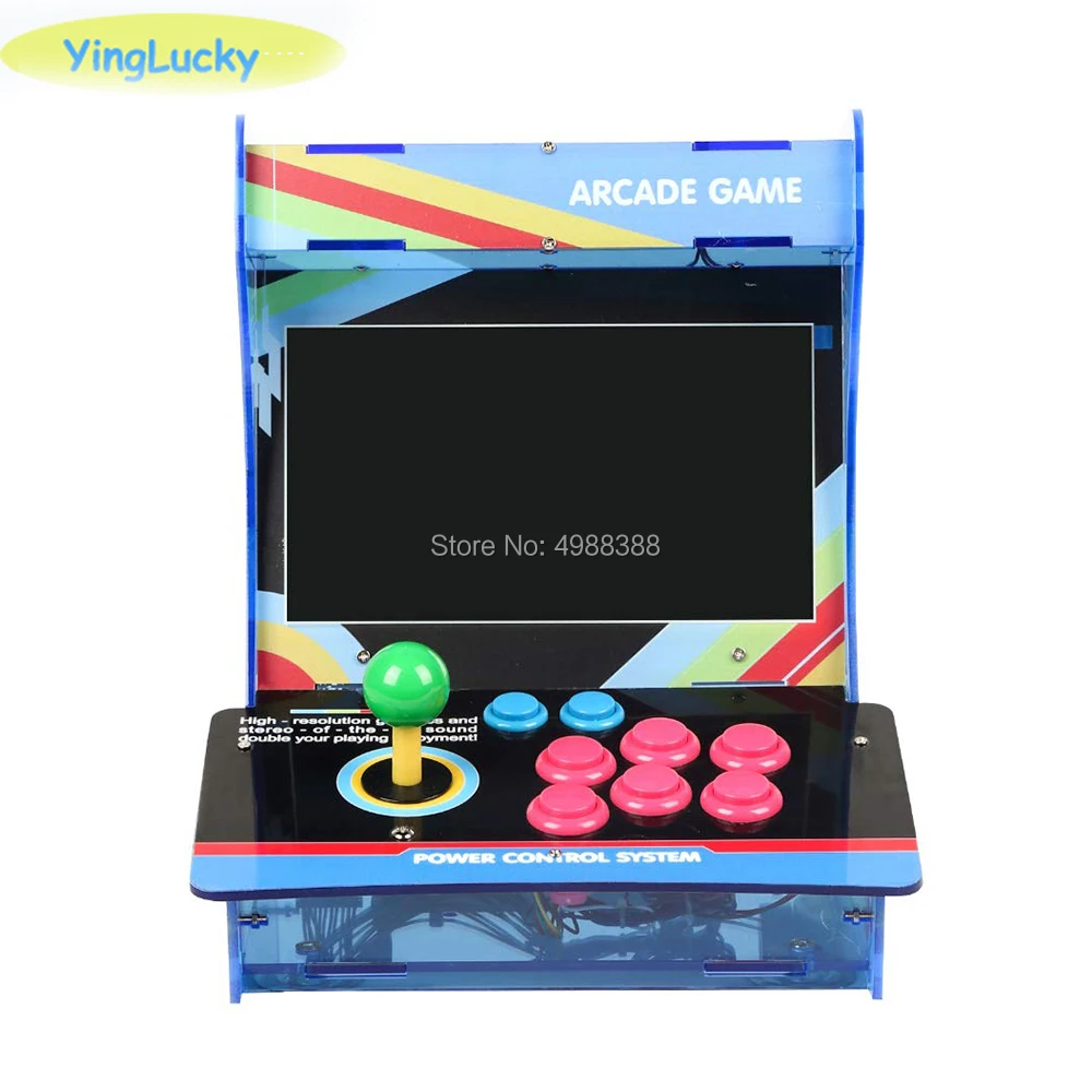 Аркадная игра bartop аркадная мини машина 10 1 дюймовый двойной экран Встроенная