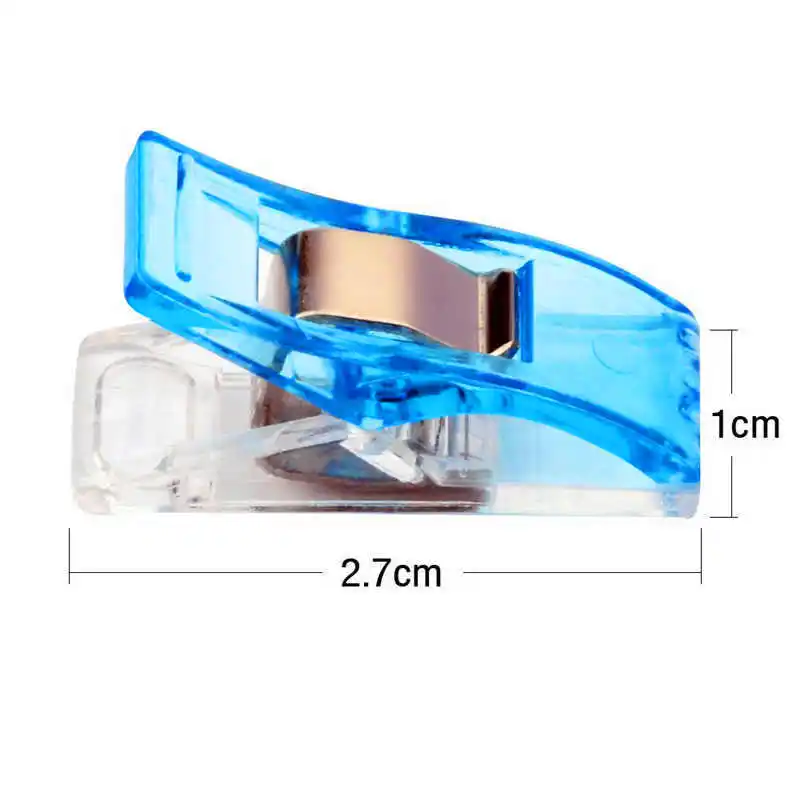 plastic clips sewing 2050 PCS Clear Sewing Craft Quilt Binding Plastic Clips Clamps Pack Wonderful plastic clips #3o9#f (3)