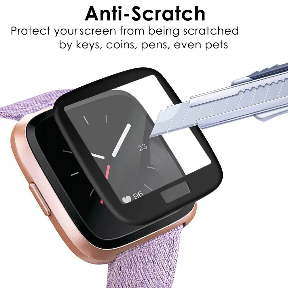 Защитное стекло CARPRIE с полным покрытием для Fitbit часы Versa 8d1116|Защитные стёкла и